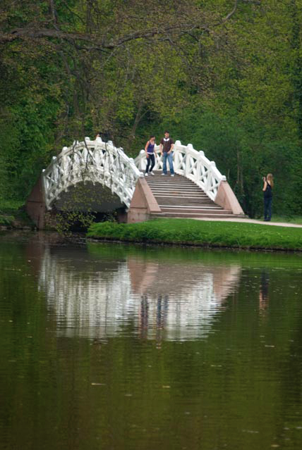 Brücke im  im Schwetzinger Schlosspark